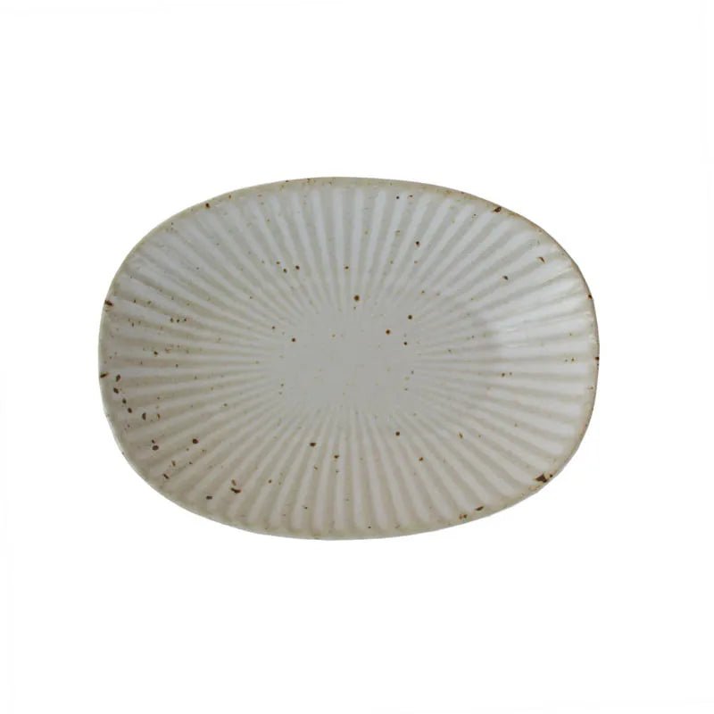 Handmade Ceramic Oval Plate