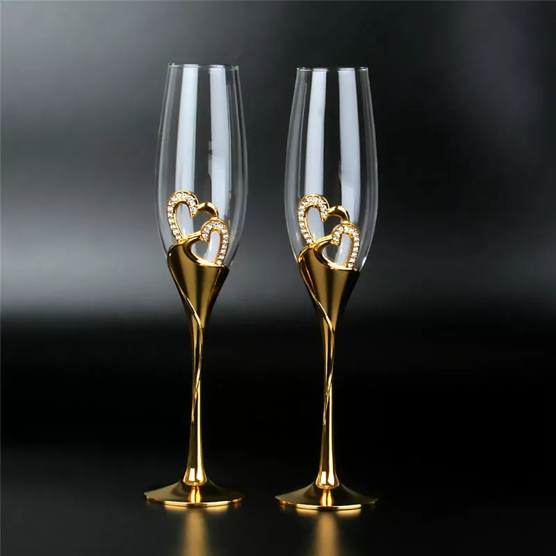 200ml Crystal Wine Glasses